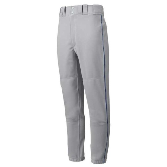 Mizuno Other - New youth XXL Mizuno baseball premier pro piped white pant elastic bottom gray